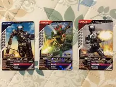 ガンバレジェンズ　仮面ライダーオーズ　仮面ライダーバース　3枚セット