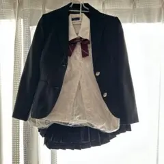 値下げ【150女児】卒業式に！セレモニースーツセット　クリーニング済