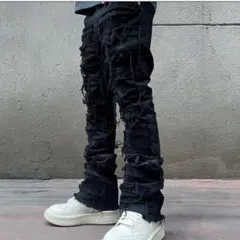 flex hood フレアパンツ フレアデニム　eyden着用のサムネイル