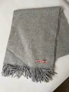 極美品 Acne Studios 大判マフラー グレー 200×70 - メルカリ