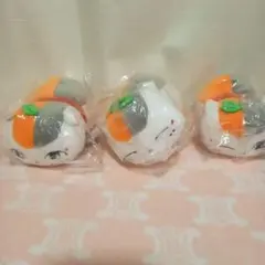 夏目友人帳　ニャンコ先生ぬいぐるみ　3体セット