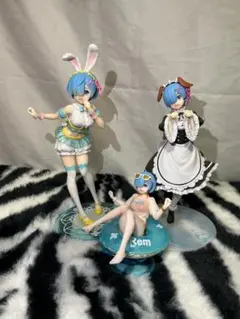 Re:ゼロから始める異世界生活 レムフィギュア 3体セット