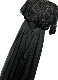 ラグナムーン LAGUNAMOON パーティードレス カップ付き　ブラック