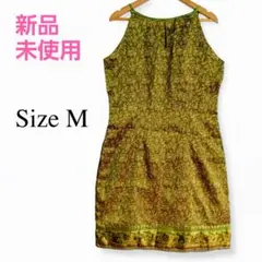 【未使用品】エスニック　ワンピース　トップス　アジアン　民族柄