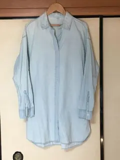ユニクロ シャツ　ワンピース チュニック　S