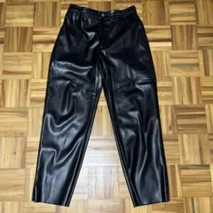 レザー スラックス