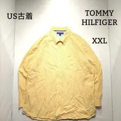 十*月様 US古着　トミーヒルフィガー　長袖シャツ　チェックシャツ　XXL　大き