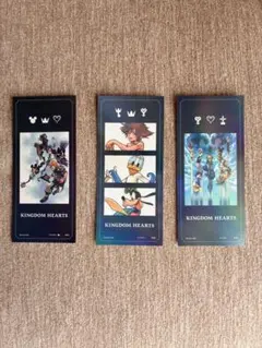 キングダムハーツ ロフト 購入特典 ホログラム ブックマーカー 第2弾 3種