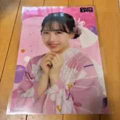 松本かれん FRUITSZIPPER 浴衣 すきくじ クリアポスター