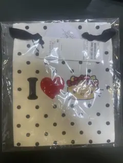 日焼けキティ ドット巾着