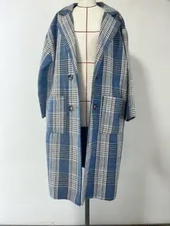 極美品最安値！ANAPmimpi チェック柄チェスターコート