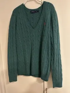 Polo Ralph Lauren ケーブルニット Vネック セーター