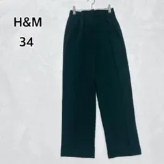 H&M ハイウエスト テーパードパンツ グリーン 美品 カジュアルi5646のサムネイル