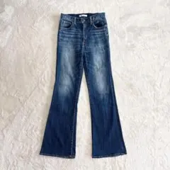 moussy マウジー フレアジーンズ 25