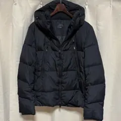 y040801 roshell ダウンジャケット　XL　ブラック　ジップアップ