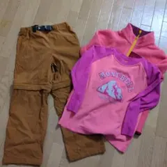 mont-bell　アウトドアパンツ 　ラグランスリーブTシャツ　フリース