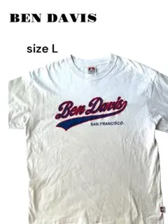 BEN DAVIS Tシャツ Lサイズ ホワイト　ユニセックス　オーバーサイズ