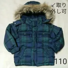 【中古】babygap 110 上着 アウター フード取り外し可能