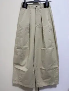 JEANASIS ベージュ ワイドパンツ