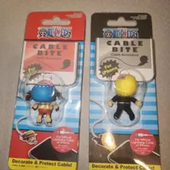 ワンピース チョッパー サンジ ケーブルバイト 2個セット