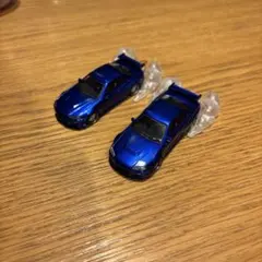 ミニカー スカイラインGT-R R34 2台セット エフェクトパーツ付のサムネイル