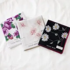 未使用 HANAE MORI モリハナエ ハンカチセット 花柄 3枚