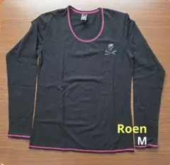 【新品】【Roen】ロエン 長袖カットソー M 黒 ロンTのサムネイル
