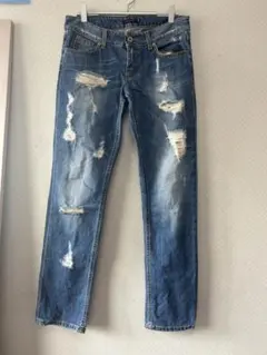 DENNYROSRローライズダメージデニムXSサイズのサムネイル