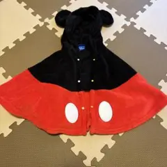 【新品】ディズニー ミッキーマウス ポンチョ 80-95cm