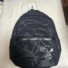 PEANUTS スヌーピー ブラックリュック　バックパック