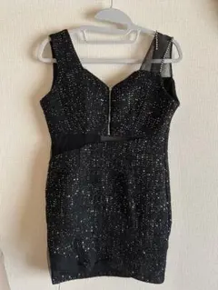 スパンコールツイード　キャバドレス　dazzy