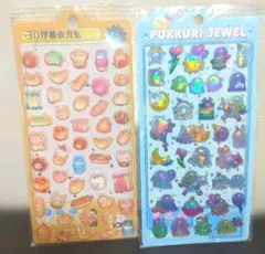 PUKKURI JEWEL 光沢シール＆夜光ドロップシール ♡