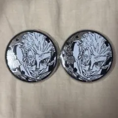 呪術廻戦　シルバー缶バッジ　宿儺 2点セット