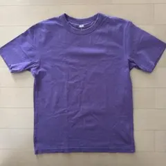 【美品】UNIQLO 紫色 Tシャツ Mサイズ メンズ　半袖　コットン