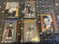 ハイキュー!!きゃらくたぶるカードグミ4　 日向翔陽　影山飛雄　月島蛍　烏野