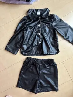 SHEIN レザー風ジャケット　セットアップのサムネイル