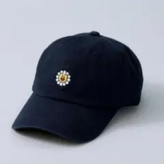 NewJeans NJ X MURAKAMI CAP キャップ　ブラック NewJeans - Ball Cap [NJ x MURAKAMI] - K PLACE