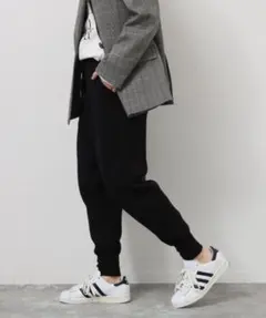 ジャーナルスタンダード 黒 ニットジョガーパンツ
