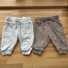 H&M ベビーパンツ 2枚セット