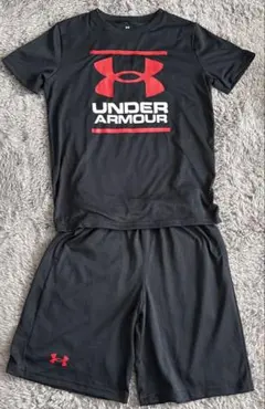 UNDER ARMOUR ジャージセット YLG 黒　140cm
