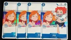ワンピースカード 少女 プロモ ワンピース マガジン 別冊 付録　4枚