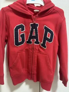 GAP 赤 フード付き トレーナー 4歳