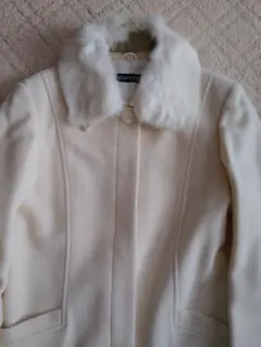 ★レディース・ロングコート★ウール・アンゴラ★訳あり