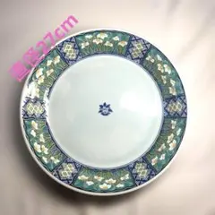 有田焼 古伊万里 祥峰作 大皿【1枚】水仙 菖蒲 金彩 間取 和食器 盛皿のサムネイル