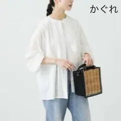 かぐれ 『2WAY仕様』 ジャガードパッチワークブラウス - メルカリ