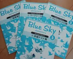小学5年外国語教科書ブルースカイ　教師用指導書セット　啓林館　英語のサムネイル