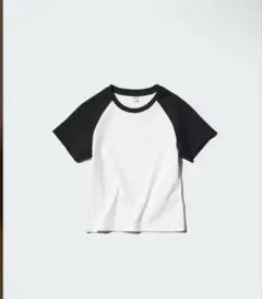 UNIQLO ミニT ラグラン ブラック M