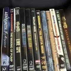 Aerosmith & Eric Clapton DVD 他　まとめ売り　エアロ