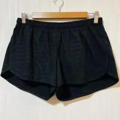オールドネイビー ショートパンツ ラウンド裾 総柄 M 黒 吸汗速乾 ランニングのサムネイル