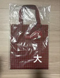 最短当日配送】【完売品】familiar ファミリア 赤 トートバッグ 大